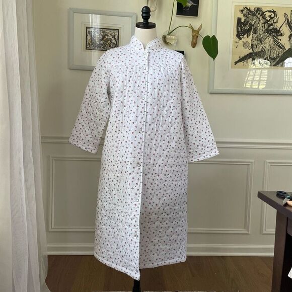 The Vermont Country Store Other - NWOT The Vermont Country Store Double-Quilted Long Cotton Flannel Robe $110 S 6